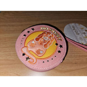 Wizarding World Harry Potter Moaning Myrtle Pink Round Coin Purse Wristlet NWT